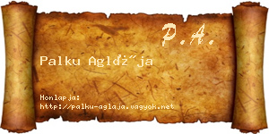 Palku Aglája névjegykártya